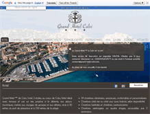 Tablet Screenshot of grand-hotel-calvi.com